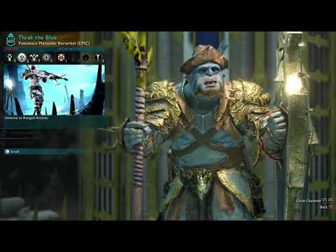 Shadow of War - Best Orc for Pit Fight - 30+ wins - Part 1