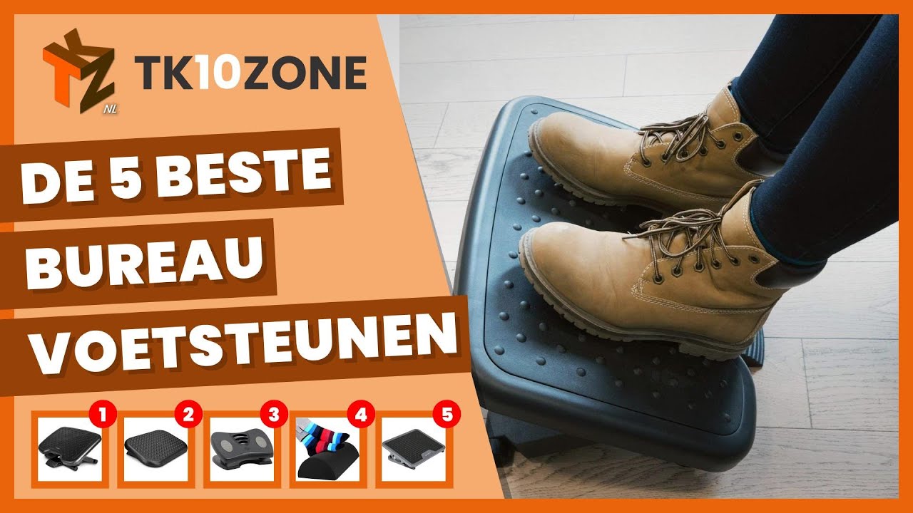 De 5 beste voetsteunen voor bureau om meer comfort op kantoor of thuis te hebben