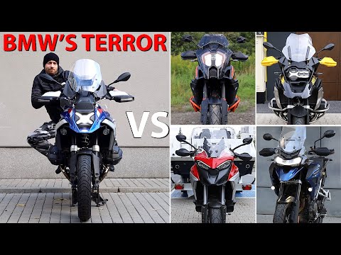 NEW BMW R 1300 GS vs KTM 1290 SAS, Triumph Tiger 1200 and Ducati Multistrada V4