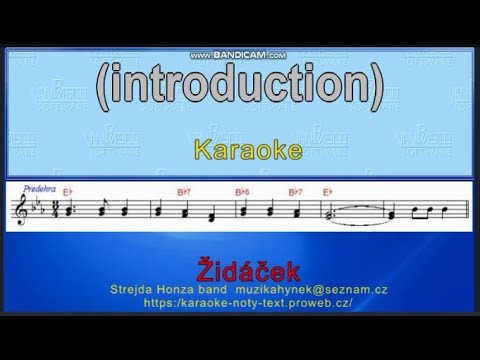 Židáček  karaoke