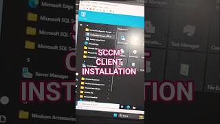 SCCM Client Installation #sccm #sccmclient