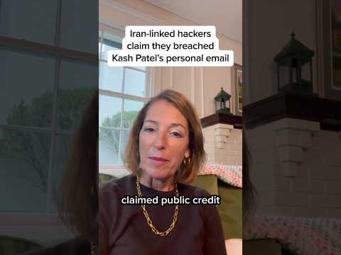 Iran-linked hackers claim they breached KashPatel's personal email