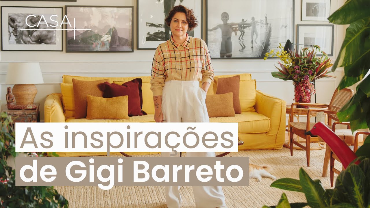 O LAR de GIGI BARRETO: design, história e propósito