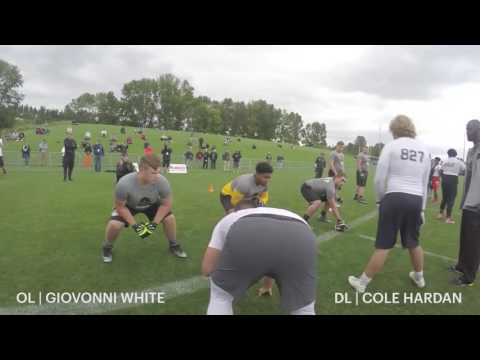 Cole Hardan (2017) Nike Regional Combine Seattle 5-28-2016