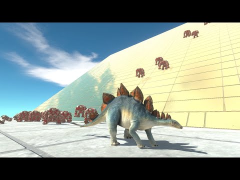 Animals & dinosaurs Escape from LAVA GOLEM ROAD  - Animal Revolt Battle Simulator