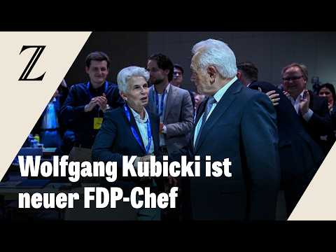 Video Thumbnail: Kubicki mit knapp 60 Prozent zum FDP-Chef gewählt