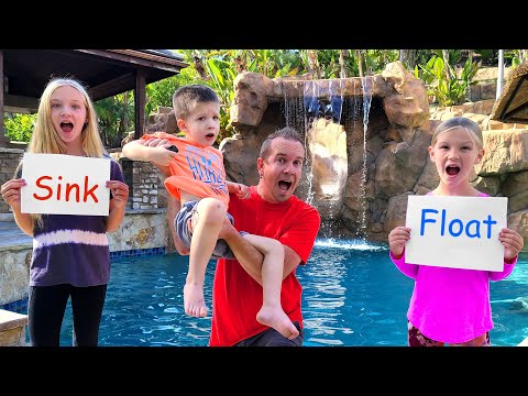 Sink or Float?!?! DIY Science Experiment!!!