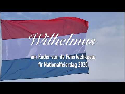 De Wilhelmus gespillt vun der Militärmusek 2020 während der Coronazäit