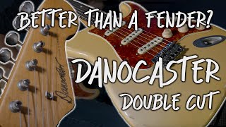 Video thumbnail for Danocaster Double Cut Guitar - Better than a Vintage Fender Strat? - Only at Lovies Guitars by TJ Nilsen