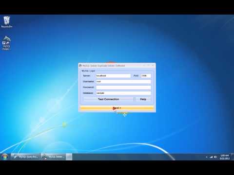 MySQL Delete Duplicate Entries Software