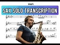 MISTY - Stan Getz - Sax Solo Transcription