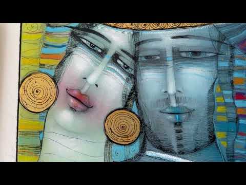 Albena Vatcheva - You and me. Oil on canvas