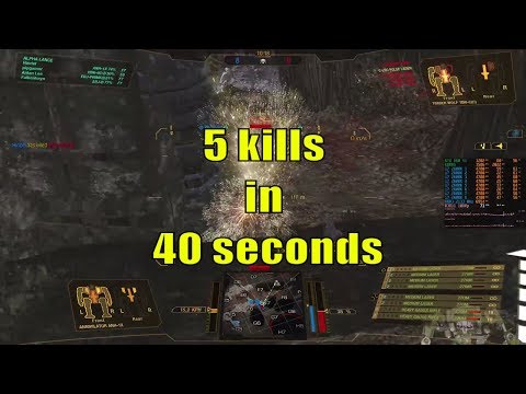 5 kills in 40 seconds - Annihilator ANH-1X - MechWarrior Online