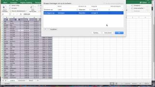 Excel: werken met tabellen (sorteren, filteren, totaalrij)