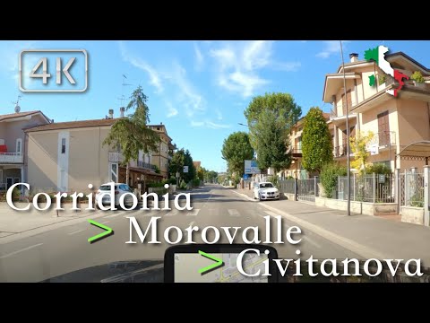 Scenic Drive (Marche), Italy [Corridonia ⩾ Morovalle ⩾ Civitanova Marche] July 2022 | 🌞