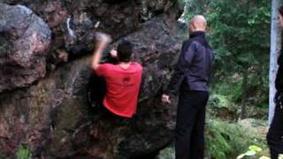 preview picture of video 'Bouldering on Radyně rocks'