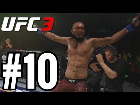 UFC 3 Bantamweight Career Mode Walkthrough Part 10 - WHAT A WAR!