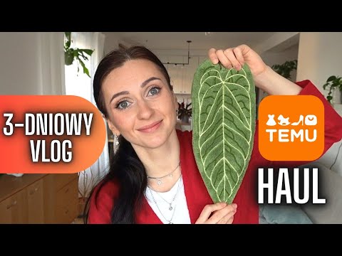 ✨Domowy VLOG z 3 dni✨ + Haul z TEMU 🧡 Dekoracje i torebka!