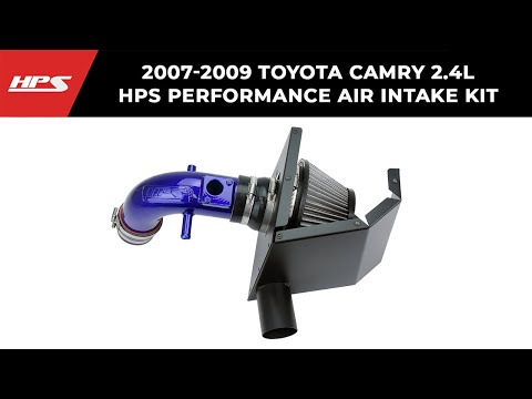 2007-2009 TOYOTA CAMRY 2.4L HPS PERFORMANCE AIR INTAKE KIT INSTALLATION 827-693