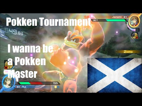 THE POWERFUL SCOTTISH MACHAMP Pokken Tournament I wanna be the very best #18