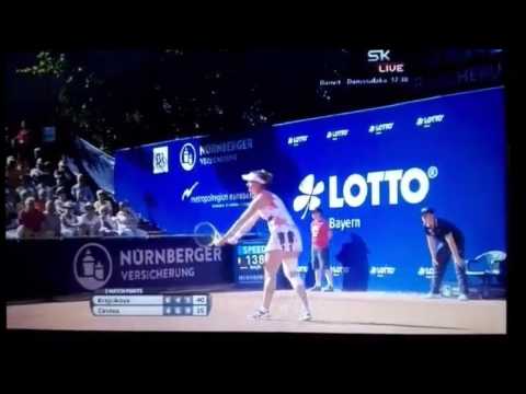 Barbora Krejcikova vs Sorana Cirstea (Match point) 26/5/2017