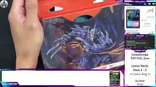TMNT collector pack break with KumaYuu GOLD SIGNATURE FOIL 13 Mar 26