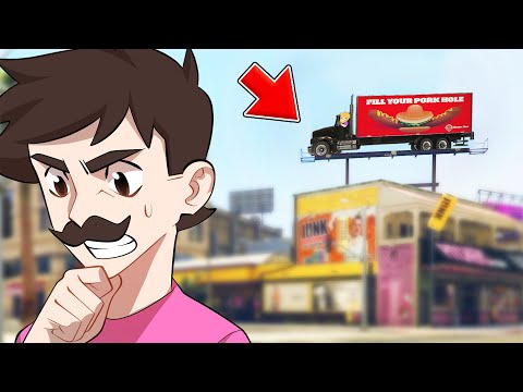 GTA 5 Hiding With Giant Cars in Plain Sight