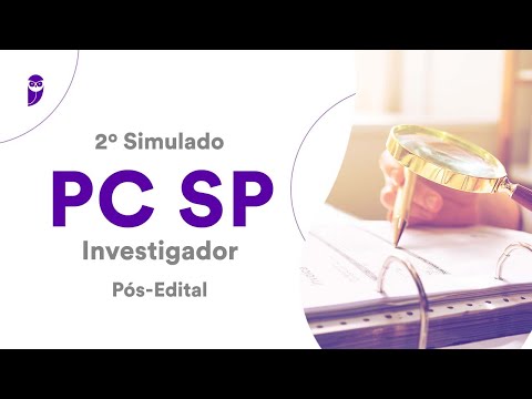 2º Simulado PC SP – Investigador – Pós-Edital – Correção