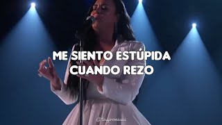Demi Lovato - Anyone // español (GRAMMYs Performance 2020)