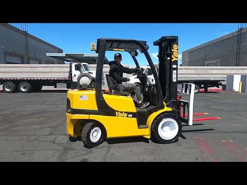 YALE GLP060VXEVSE093 6,000lb LP (Propane) #878J - Forklift for Sale