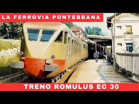 Storia della ferrovia Pontebbana Udine Tarvisio Villach cab ride treno Romulus EC 30 cab ride 1995