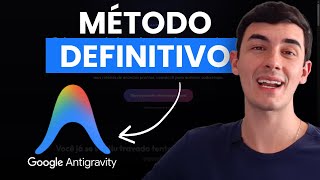 LANDING PAGE com Antigravity se cria assim (é simples demais)