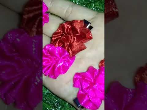MINI HAIR CLIP FOR KIDS😍😍 #diy #diyfashion #handmade #fashionhacks