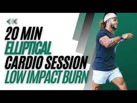 20 MIN ELLIPTICAL SESSION | Low impact cardio to burn calories