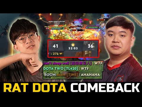 23SAVAGE VS SKEM CARRY - 27K GOLD RAT DOTA COMEBACK DOTA 2