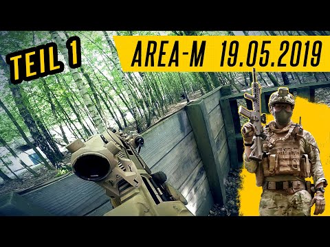Area-M 19.05.2019 TEIL 1 | "Falsch abgebogen" | Airsoft Teamplay [FullHD 60fps]