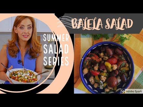 EGYPTIAN BALELA SALAD-EASY RECIPE! | SUMMER SALAD SERIES II