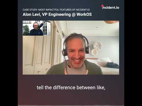 Alon Levi, VP of Engineering at WorkOS, on his favorite incident.io ...