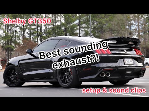 WILDEST Shelby GT350 exhaust setup?!