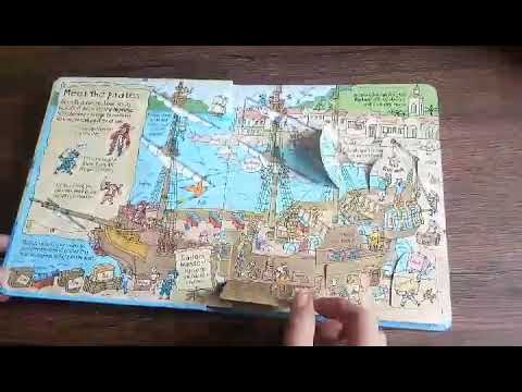 كتاب انظر داخل سفينة القراصنة مع صور متحركة بالداخل من يوسبورن video