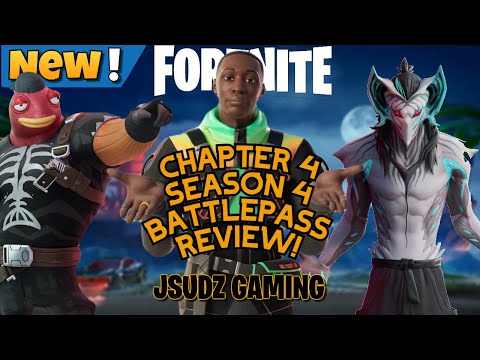 *NEW* Fortnite: C4 S4 Battlepass Review | Bonus Rewards | Quest Rewards | Secret Skin Reaction!