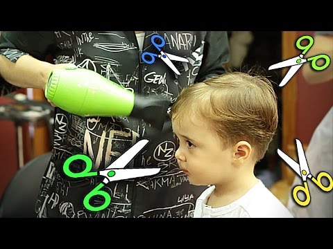 First Haircut on Kids Hair Stylist - Kinder Joy Surprise Egg