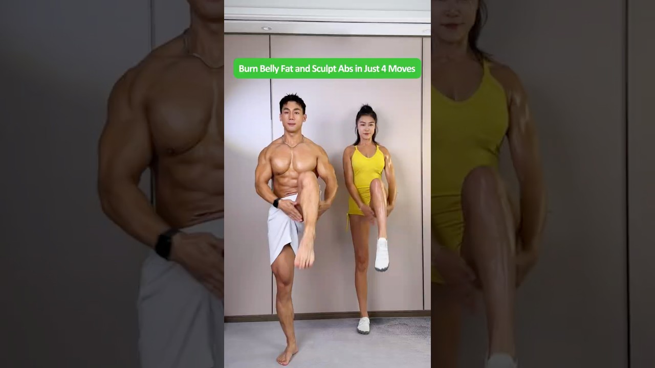 4 Home Exercises That Will Help You Lose Belly Fat, Tighten Your Core, and Reveal Abs