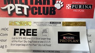 How To Get FREE Purina ProPlan Dog or Cat Food