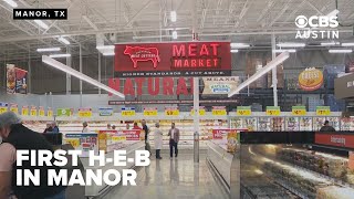 Manor celebrates the arrival of its first H-E-B