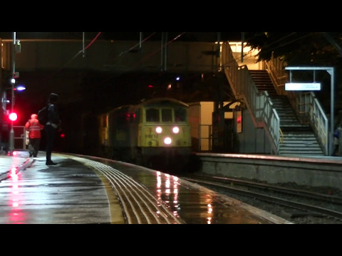 Freightliner 86612 and 86623 Container Train passing Highbury & Islington