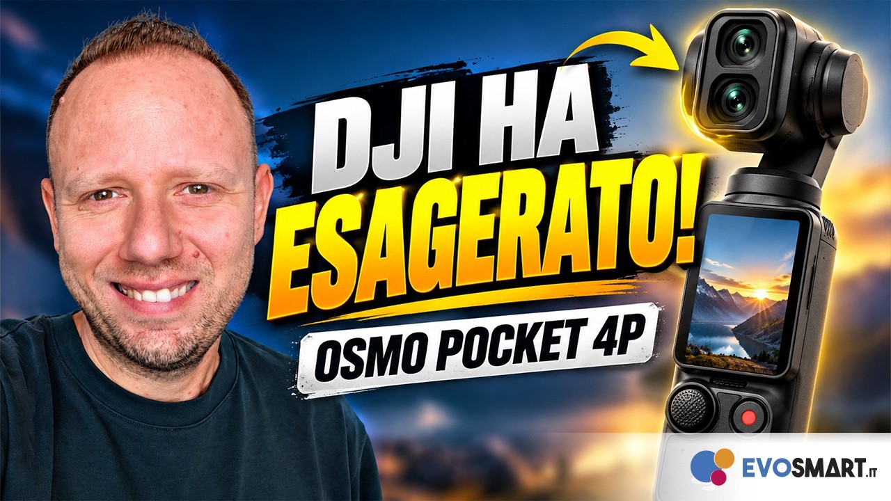 DJI OSMO POCKET 4P: NON È PIÙ LA SOLITA POCKET! LA DOPPIA FOTOCAMERA CAMBIA TUTTO