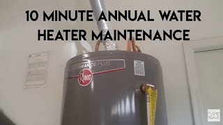How to Flush Water Heater and Test Pressure Relief Valve