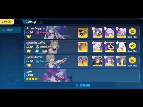 HI3 SEA - Nirvana Exalted AKA D444 - 820 pts - AE (SS0+SSS Lead Skill) RC(SSS) SPA(SS1)