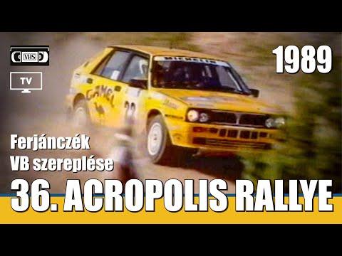 36. Acropolis Rallye 1989.  VB futam Ferjáncz Attila - dr. Tandari János  -  RallyeShop.hu